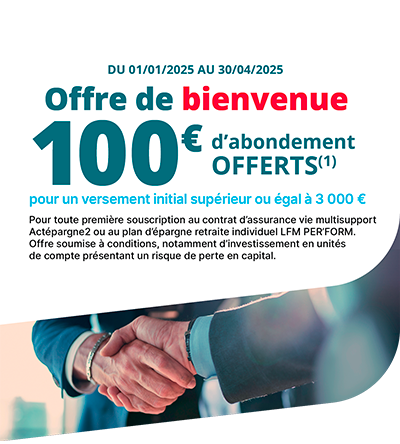 offre bienvenue