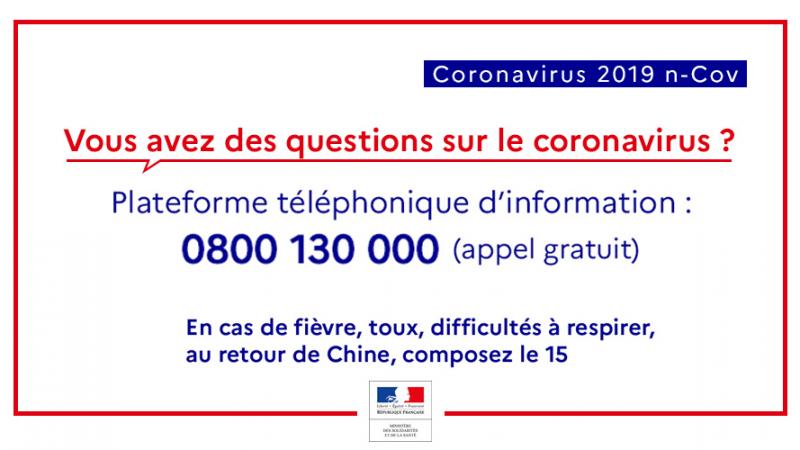 nUM2RO VERT GOUVERNEMENT CORONAVIRUS