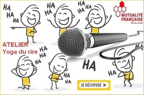 Visuel yoga du rire