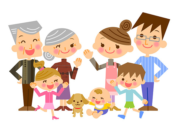 illustration d'une famille