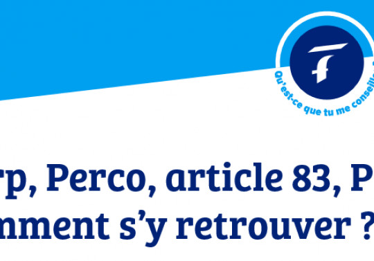 Infographie Perp, PERCO, articles 83, PER