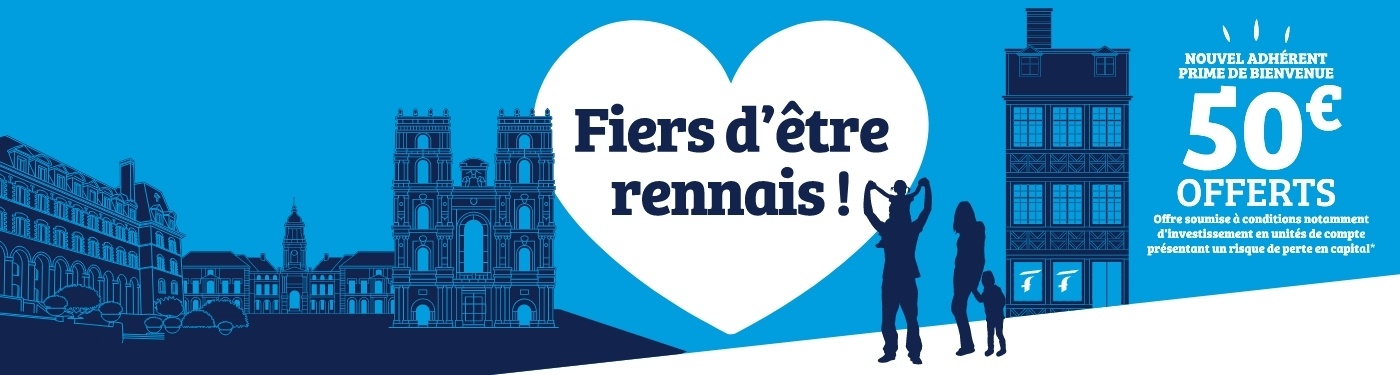 Bandeau promotionnel nouvel adhérent - Agence La France Mutualiste à Rennes